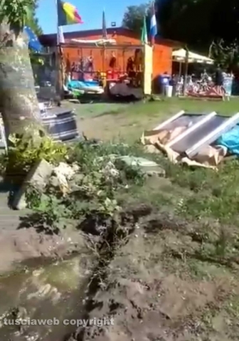 Capodimonte - Sversamento di liquami nel lago di Bolsena