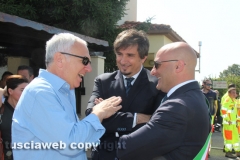 I sindaci Stelliferi e Cappelli con l\'assessore Refrigeri