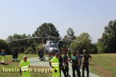 L\'inaugurazione del centro polifunzionale forestale-protezione civile a Caprarola