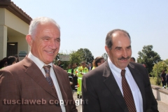 Il presidente e il vicepresidente della Bcc di Ronciglione, Giuseppe Ginnasi e Sandro Altissimi