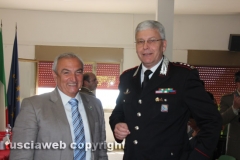 Il questore Gianfranco Urti e il comandante provinciale dei carabinieri Gianluca Dell\'Agnello