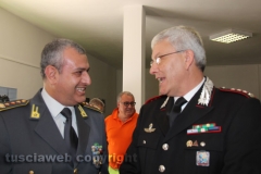I comandanti provinciali della finanza e dei carabinieri, Alfonso Amaturo e Gianluca Dell\'Agnello