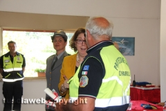 La premiazione dei volontari di protezione civile