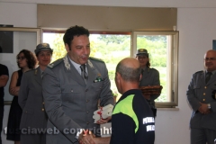 La premiazione dei volontari di protezione civile