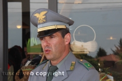 Il comandante della forestale di Caprarola Massimiliano Cagnizzi