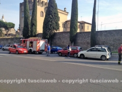 Tamponamento a catena a viale Capocci