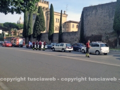 Tamponamento a catena a viale Capocci