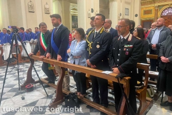 Tarquinia - La messa per la Madonna di Valverde