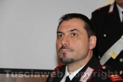 Il maresciallo aiutante Marco Foti, comandante della stazione carabinieri di Grotte Santo Stefano