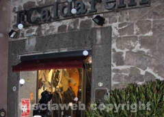 Tentata rapina al negozio di Caldarelli