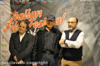 Italian Film Fest Berlin - Terence Hill con Enrico Magrelli e Mauro Morucci