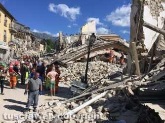 Terremoto - Amatrice distrutta