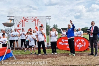 Viterbo - “Torch Run 2022”, cerimonia di accensione del braciere olimpico