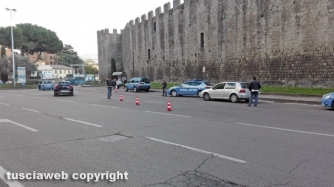 Traffico bloccato a piazzale Gramsci