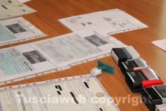 La conferenza stampa dei carabinieri