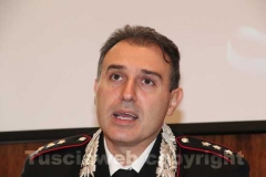 La conferenza stampa dei carabinieri