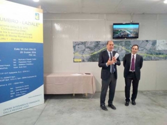 Trasversale Orte-Civitavecchia, il sopralluogo di Zingaretti e Armani