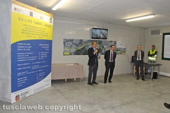 Trasversale Orte-Civitavecchia, il sopralluogo di Zingaretti e Armani