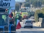 Trattori in marcia - Gli agricoltori raggiungono l'Aurelia e bloccano il traffico 