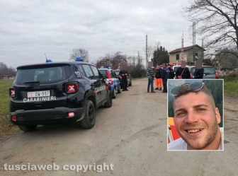 Oriolo Romano - Travolto e ucciso dal treno - Nel riquadro Andrea Trifolelli