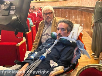 Viterbo - Il direttore Carlo Galeotti e Italo Leali