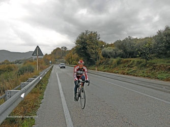 Tre pompieri in bici da Roma a San Giovanni Rotondo