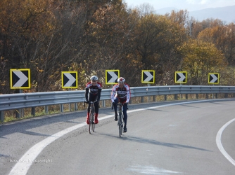 Tre pompieri in bici da Roma a San Giovanni Rotondo