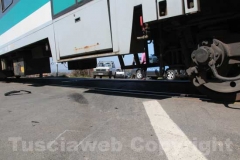 Treno contro auto