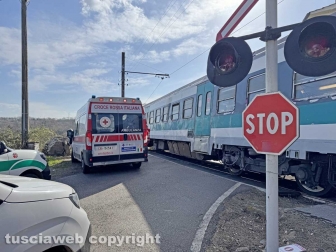 Soriano nel Cimino - Scontro pullman-treno