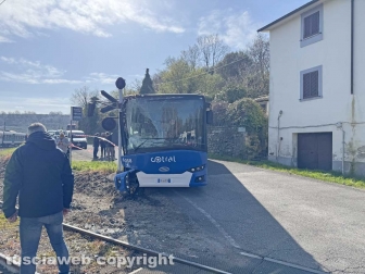 Soriano nel Cimino - Scontro pullman-treno
