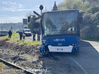 Soriano nel Cimino - Scontro pullman-treno