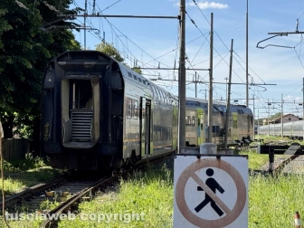 Viterbo - Treno deraglia alla stazione di Porta Fiorentina