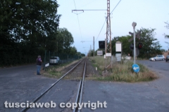 Civita Castellana -  Treno travolge auto, muore donna