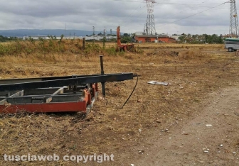 Maltempo - Tromba d'aria nella zona nord di Viterbo