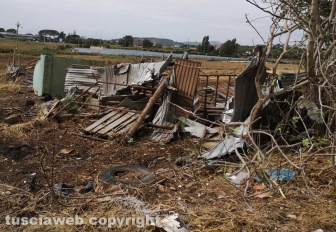 Maltempo - Tromba d'aria nella zona nord di Viterbo