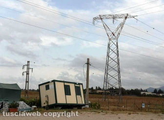 Maltempo - Tromba d'aria nella zona nord di Viterbo