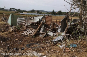 Maltempo - Tromba d'aria nella zona nord di Viterbo