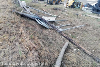 Maltempo - Tromba d'aria nella zona nord di Viterbo