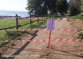 Montefiascone - Ritrovato ordigno bellico nel lago