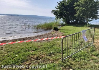 Montefiascone - Ritrovato ordigno bellico nel lago