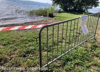 Montefiascone - Ritrovato ordigno bellico nel lago