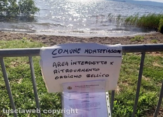 Montefiascone - Ritrovato ordigno bellico nel lago