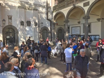 Turisti in città a Pasquetta