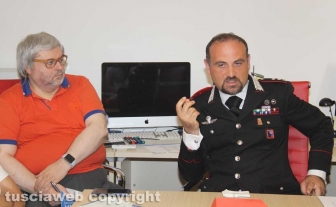 Il tenente colonnello Guglielmo Trombetta alla Tusciaweb Academy