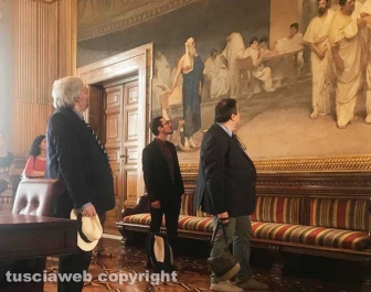 La Tusciaweb academy in visita in senato a palazzo Madama