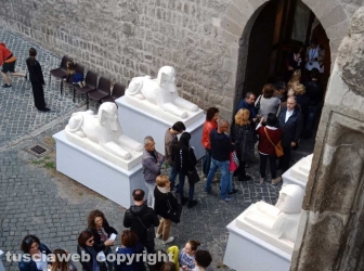 Viterbo - Egizi - Tutti in fila per vedere la mostra di Tutankhamon