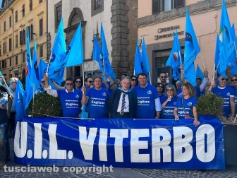 Viterbo - Uil in piazza contro la sindaca Chiara Frontini