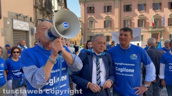 Viterbo - Uil in piazza contro la sindaca Chiara Frontini
