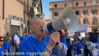 Viterbo - Uil in piazza contro la sindaca Chiara Frontini