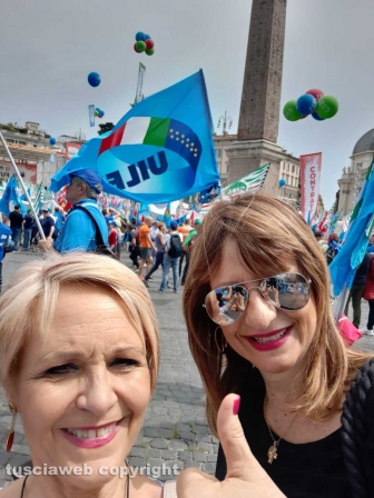 Uil scuola Viterbo in piazza a Roma